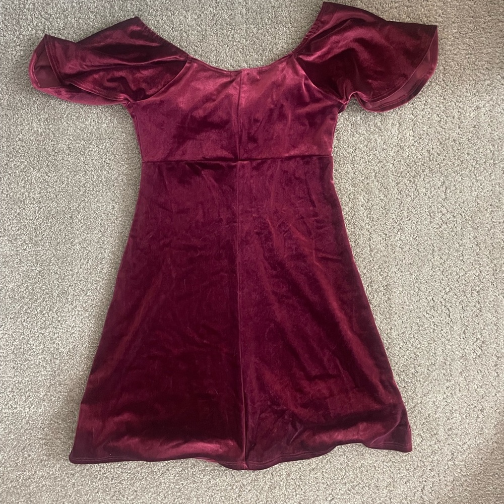 SIZE S VELVET DRESS - Picture 2 of 3